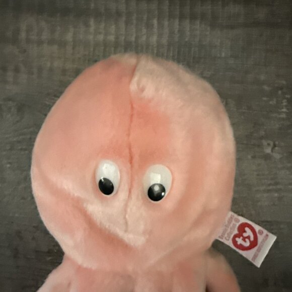 Ty Beanie Buddies INKY the Pink Octopus 10-inch Plush Vintage 2001 Buddy - Picture 3 of 7